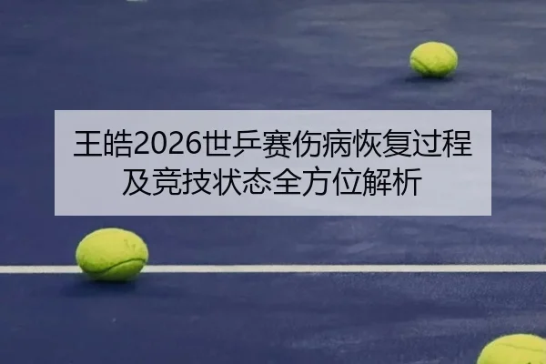 王皓2026世乒赛伤病恢复过程及竞技状态全方位解析